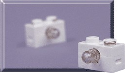 LEGO 970005 9-Volt 1 x 2 Lamp Brick (Pack of 2)