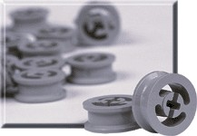 LEGO 970010 Hubs Gray (Pack of 50)