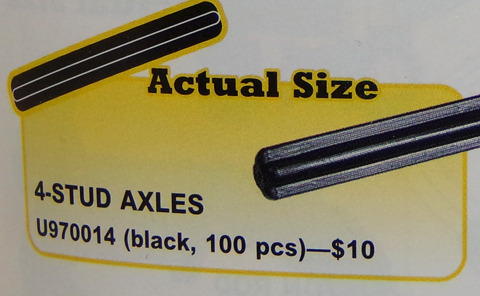 LEGO 970014-2 4-Stud Axles