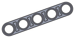 LEGO 970043 Small Half Beam (Pack of 100)