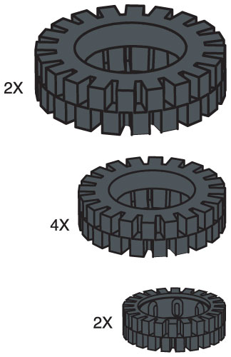 LEGO 970113 Tire Pack