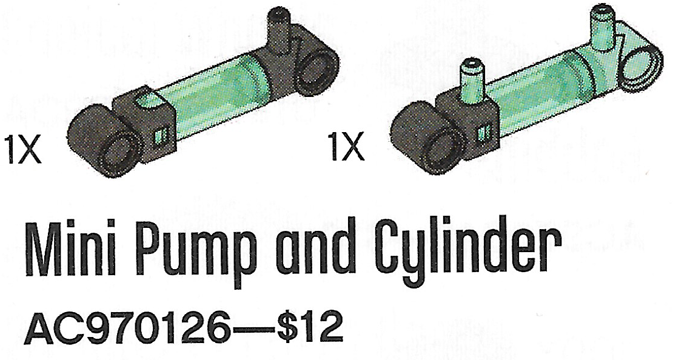 LEGO 970126 Mini Pump and Cylinder