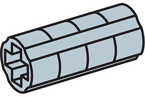 LEGO 970618 Axle Extenders (Pack of 50)  (Axle Joiners)