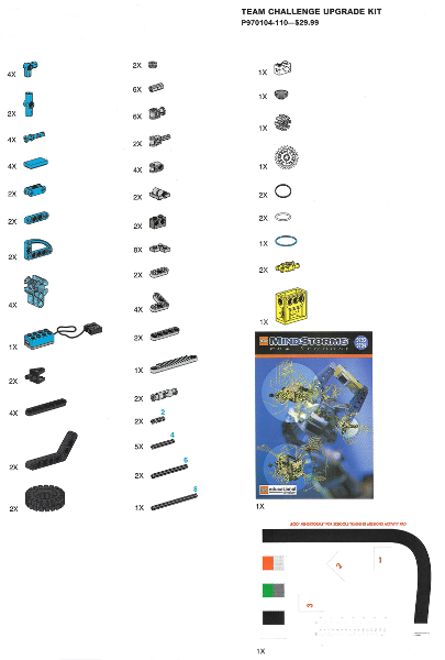 LEGO 970687 Team Challenge Upgrade Kit