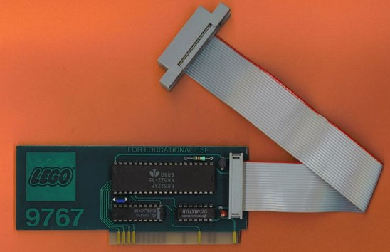 LEGO 9767 Interface Card and Cable for TC Logo - Apple IIe and Apple IIGS