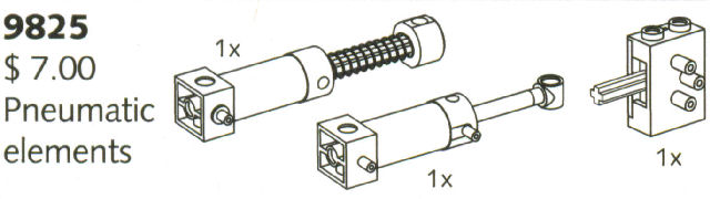 LEGO 9825 Pneumatic Elements