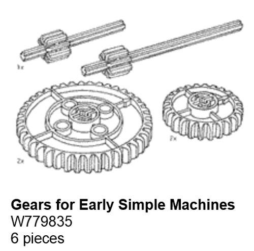 LEGO 9835 Gears for Early Simple Machines