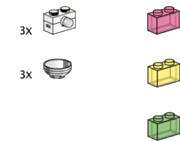 LEGO 9848 9V Lamps (Lamps And Fittings)