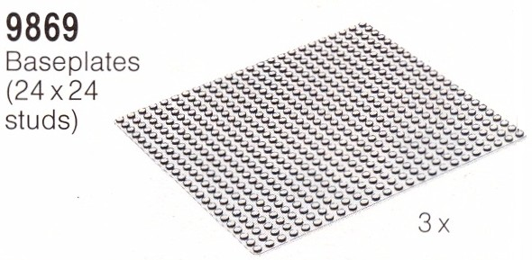 LEGO 9869 Building Plates (24 x 24)