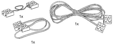 LEGO 9897 Connecting Leads (9V)