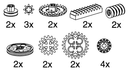 LEGO 9900 Small Gear Wheels