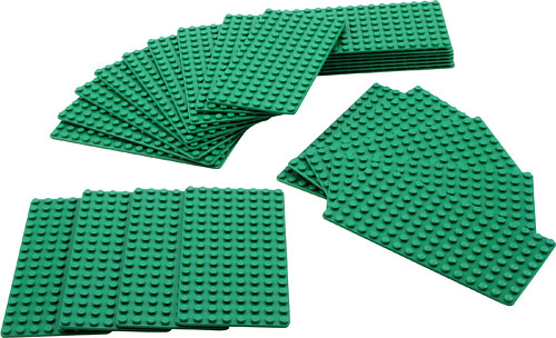 LEGO 991223 Small Green Plates Pack (Pack of 25)
