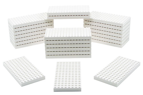 LEGO 991229 White Plates Pack (Pack of 25)