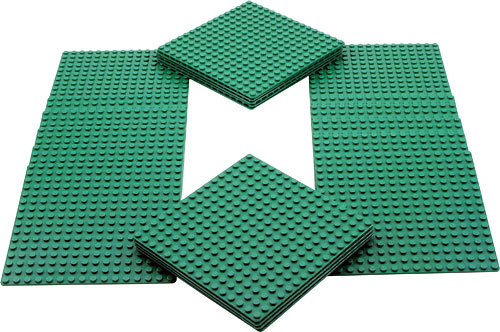 LEGO 991230 Large Green Plates Pack (Pack of 25)