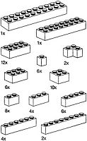 LEGO 9933 Basic Bricks, Red