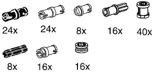 LEGO 9942 Connectors and Bushings