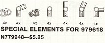 LEGO 9948 Special Elements for 979618 (Structures Set)