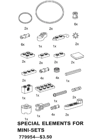 LEGO 9954 Special Elements for Mini Sets