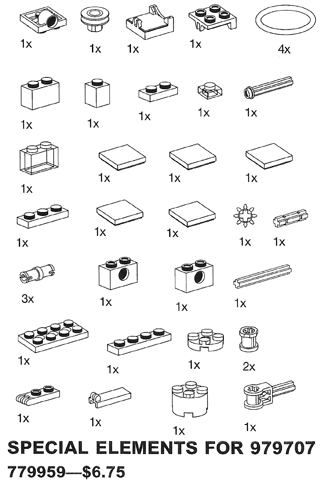 LEGO 9959 Special Elements for Intelligent House Building Set (Special Elements For 979707)