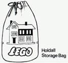 LEGO bb0173-2 Holdall Storage Bag (UK Release) - House Pattern