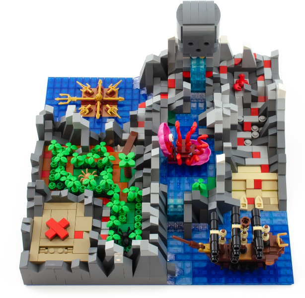 LEGO BL19005 Isle of Peril