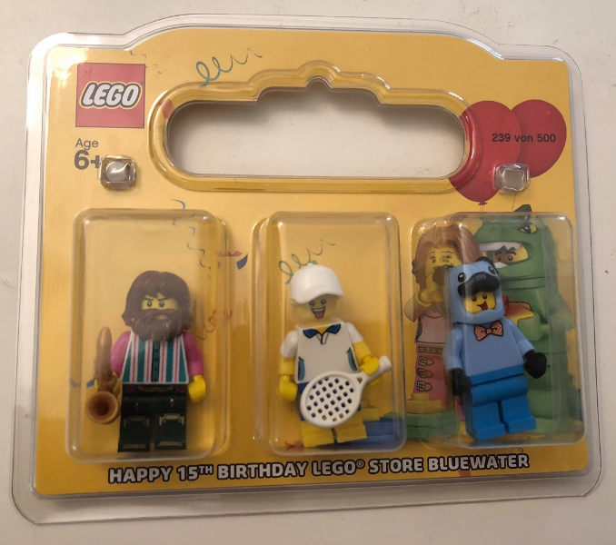 LEGO Bluewater LEGO Store 15th Anniversary Exclusive Set, Bluewater, UK blister pack