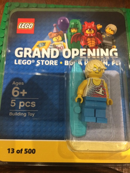 LEGO BocaRaton LEGO Store Grand Opening Exclusive Set, Boca Raton, FL blister pack