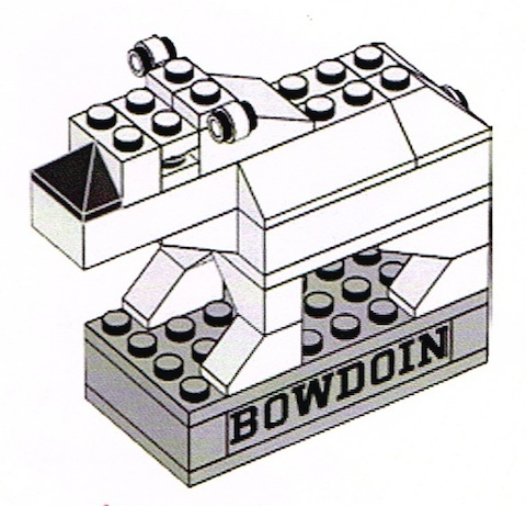 LEGO bowdoin Polar Bear - Bowdoin College Exclusive