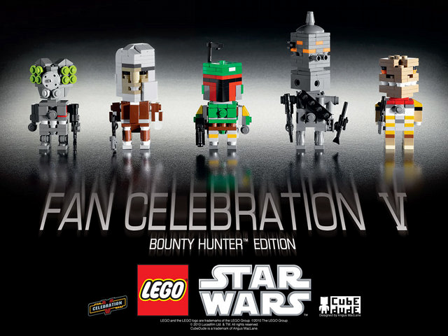 LEGO celeb2010 CubeDude - Bounty Hunter Edition - Star Wars Fan Celebration V Exclusive