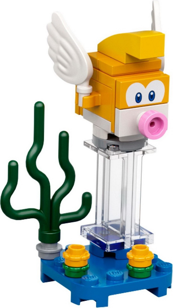 LEGO char01-7 Eep Cheep, Super Mario, Series 1 (Complete Set)