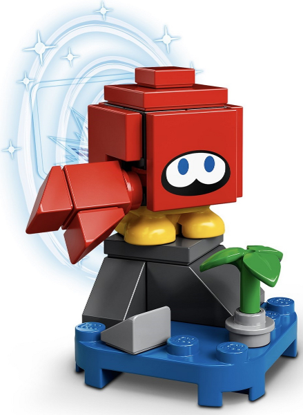 LEGO char02 Huckit Crab, Super Mario, Series 2 (Complete Set)