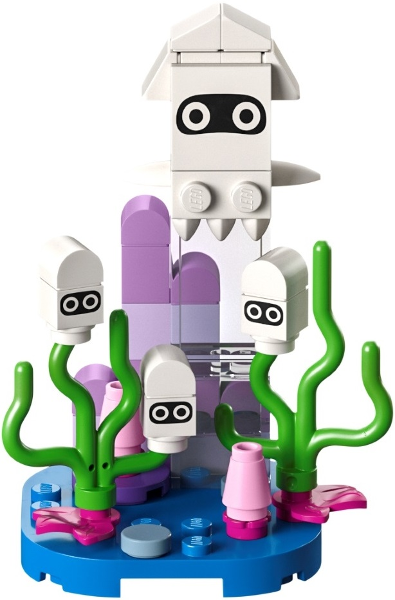 LEGO char06 Blooper, Super Mario, Series 6 (Complete Set)
