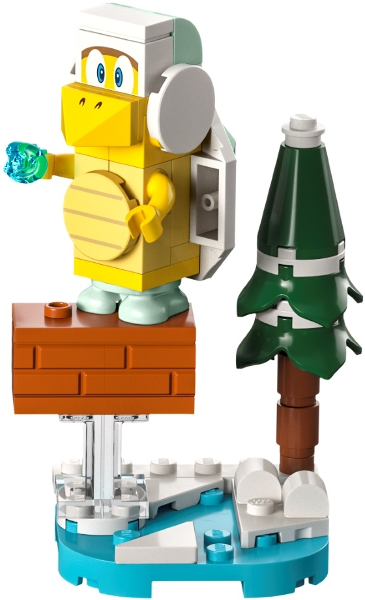 LEGO char06-3 Ice Bro, Super Mario, Series 6 (Complete Set)