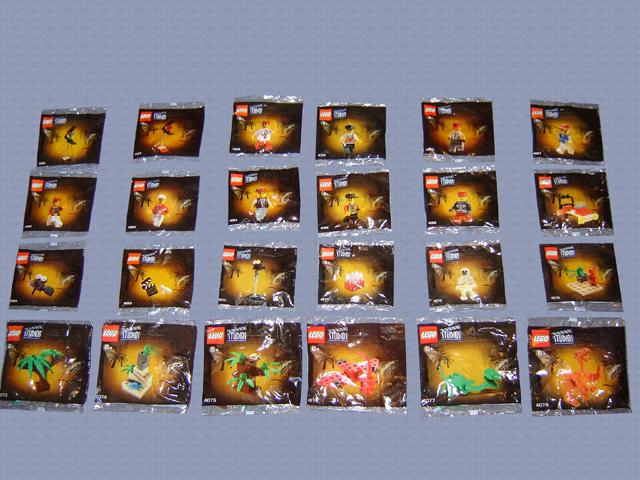 LEGO cokejpiii Japanese Coca-Cola Studios Polybag Collection, sets 4056 thru 4079