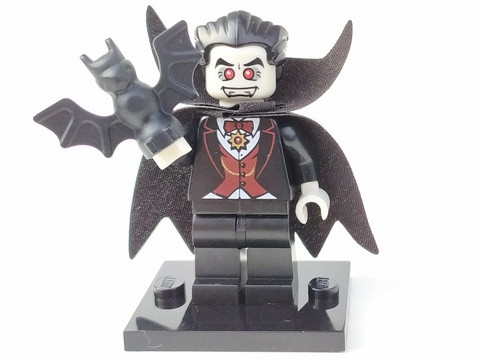 LEGO col02-5 Vampire, Series 2 (Complete Set with Stand and Accessories)