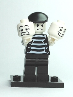 LEGO col02-9 Mime, Series 2 (Complete Set with Stand and Accessories)
