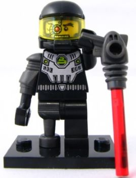 LEGO col03-6 Space Villain, Series 3 (Complete Set with Stand and Accessories)