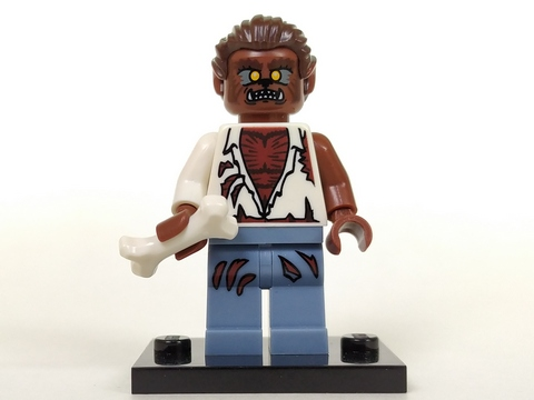 LEGO col04-12 Werewolf, Series 4 (Complete Set with Stand and Accessories)