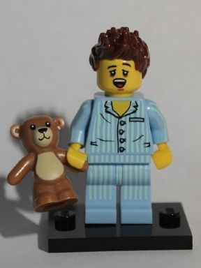 LEGO col06-3 Sleepyhead, Series 6 (Complete Set with Stand and Accessories)
