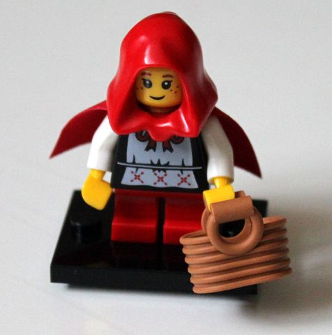 LEGO col07-16 Grandma Visitor, Series 7 (Complete Set with Stand and Accessories)