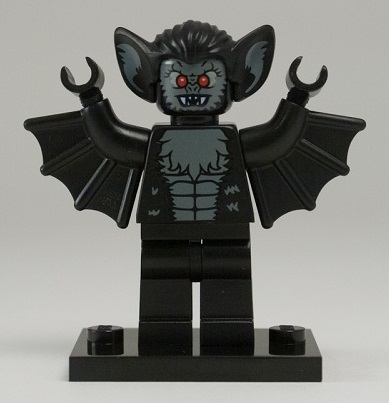 LEGO col08-11 Vampire Bat, Series 8 (Complete Set with Stand and Accessories)