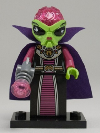 LEGO col08-16 Alien Villainess, Series 8 (Complete Set with Stand and Accessories)