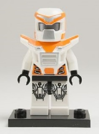 LEGO col09-13 Battle Mech, Series 9 (Complete Set with Stand and Accessories)