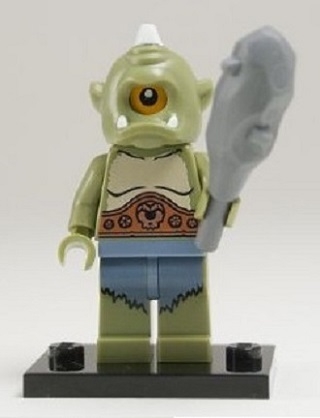 LEGO col09-2 Cyclops, Series 9 (Complete Set with Stand and Accessories)