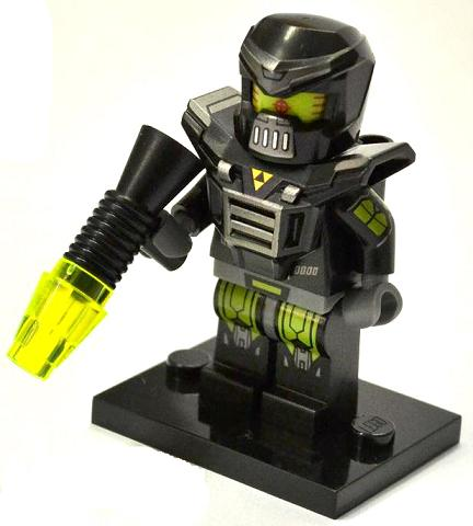 LEGO col11-4 Evil Mech, Series 11 (Complete Set with Stand and Accessories)