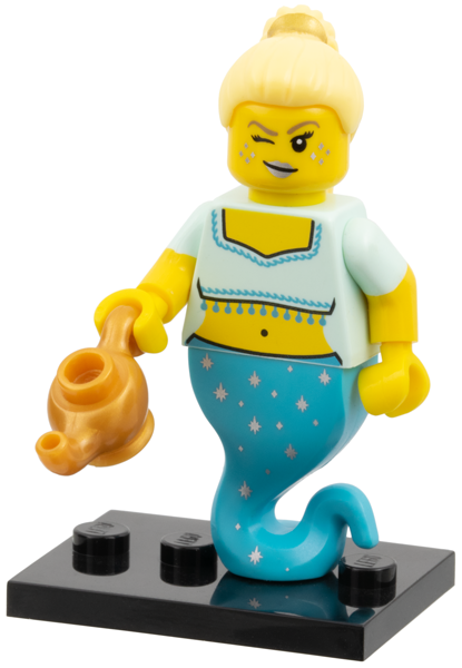 LEGO col12-15 Genie Girl, Series 12 (Complete Set with Stand and Accessories)