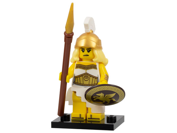 LEGO col12-5 Battle Goddess, Series 12 (Complete Set with Stand and Accessories)