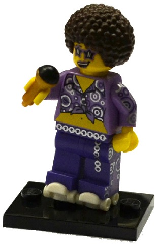 LEGO col13-13 Disco Diva, Series 13 (Complete Set with Stand and Accessories)