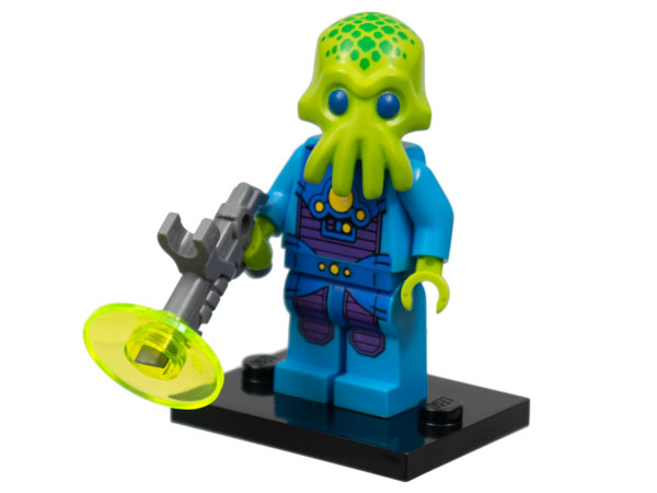LEGO col13-7 Alien Trooper, Series 13 (Complete Set with Stand and Accessories)