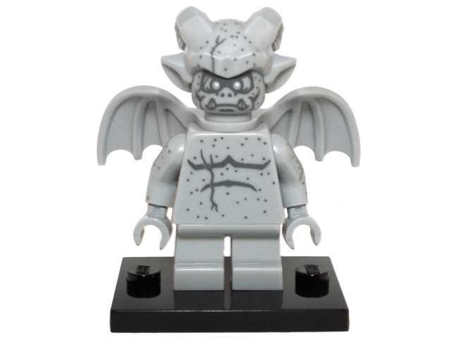 LEGO col14-10 Gargoyle, Series 14 (Complete Set with Stand and Accessories)
